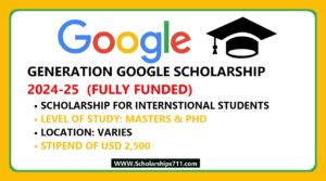 Generation Google Scholarship 2024-2025 (APAC)