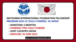 Matsumae (MIF) Fellowship 2025 in Japan (Fully Funded)