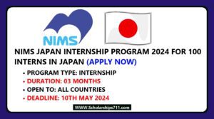 Japan NIMS Internship Program 2024 For 100 Interns…