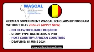 German Government Wascal Scholarship 2024 | Fully Funded