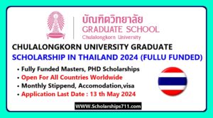 Chulabhorn Graduate Institute Scholarship in Thailand 2025 (Fully Funded)