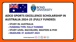 Fully Funded ADCO Sports Excellence Scholarship in Australia…