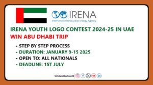 IRENA Youth Logo Contest 2024 (Win Abu Dhabi…