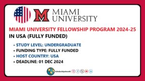 Fully Funded Miami University Presidential Fellowship in USA…