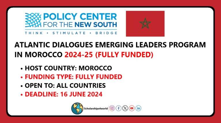Atlantic Dialogues Emerging Leaders Program in Morocco 2024…