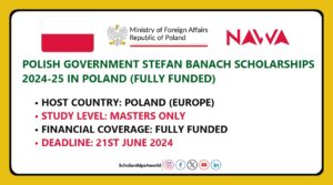 Poland Government Stefan Banach Scholarship 2024 (Fully Funded)