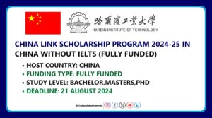 China Link Scholarship 2025 at HIT University (Fully…