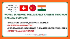 World Economic Forum Early Careers Program 2024