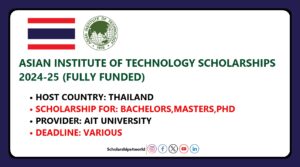 AIT Scholarships 2025 in Thailand For International Students